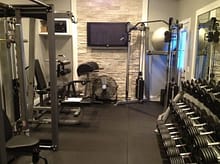 equipped home gym