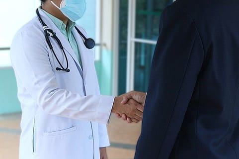 patient and doctor