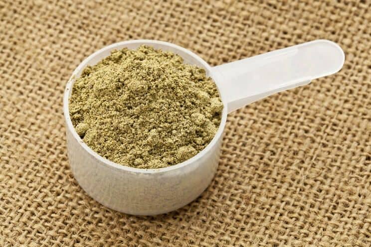 Hemp protein powder as a supplement